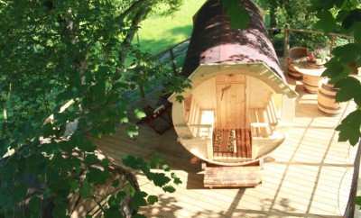 Cabane Tonneau – Domaine de Ouézy