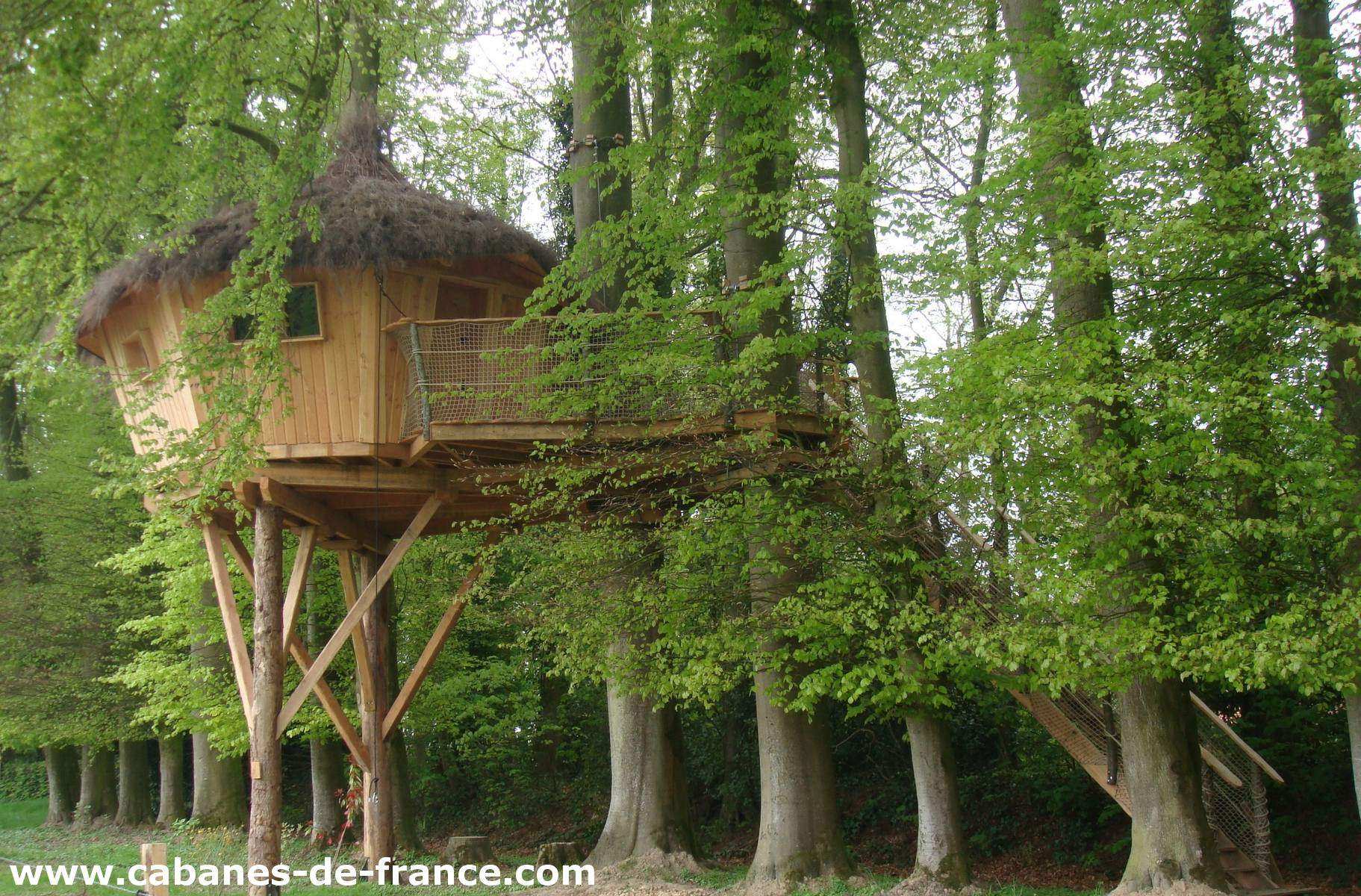 Cabane de la Ferme – Le Clos Masure : Cabane dans les arbres en Haute