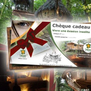 Chèque cadeau Escapad - Box cabanes dans les arbres