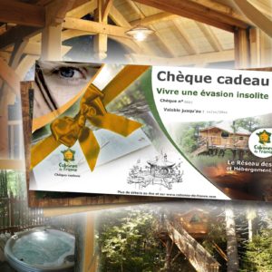 Chèque Cadeau Universel - Cadeau Cabanes de luxe