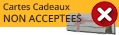Chèques Cadeaux Cabanes de France non acceptés