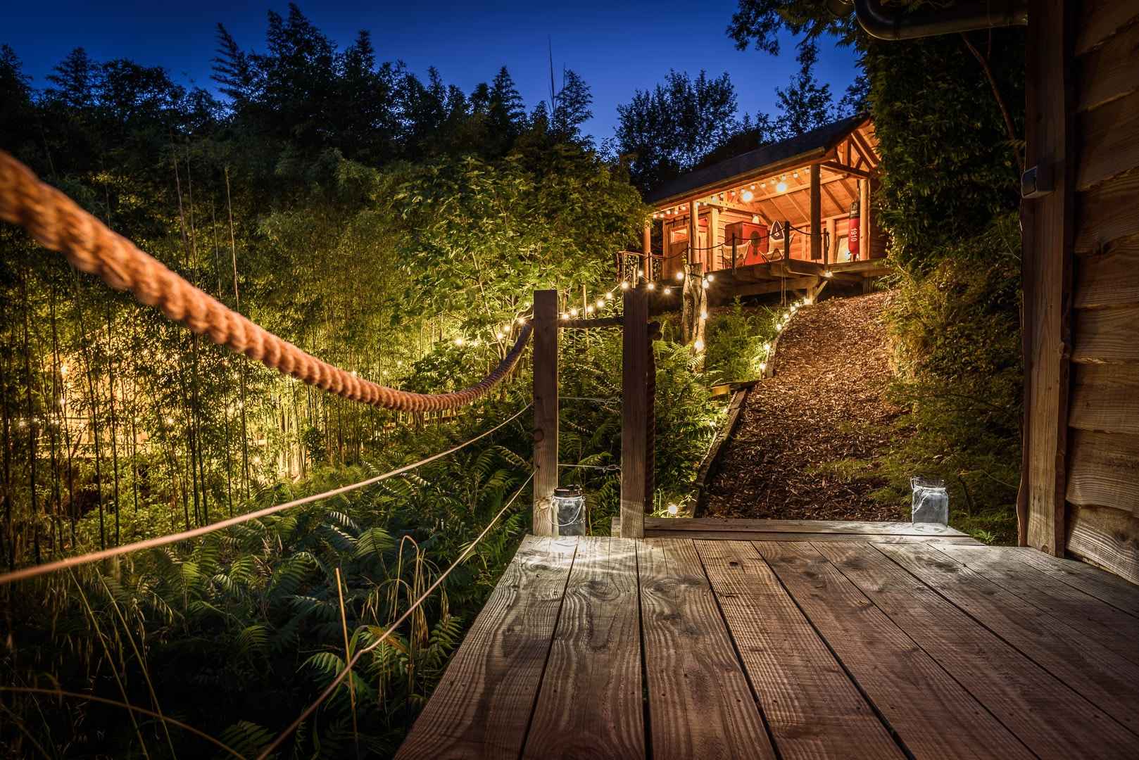 La cabane  des Bambous  Cabane  sur pilotis en Aquitaine 