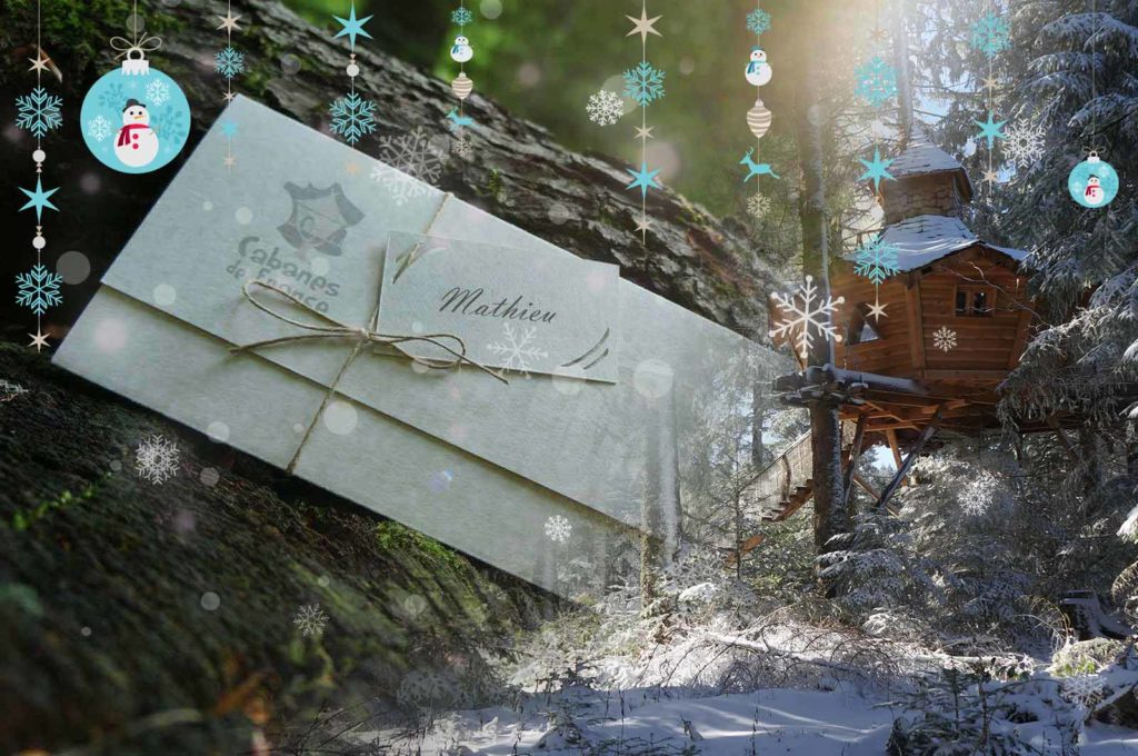 Noel cabanes dans les arbres
