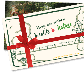 Chèque cadeau séjour insolite - Cabanes de France