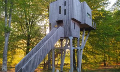 Cabanes dans les arbres et hébergements insolites Normandie à l’ETAPE EN FORET – Loisirs innov