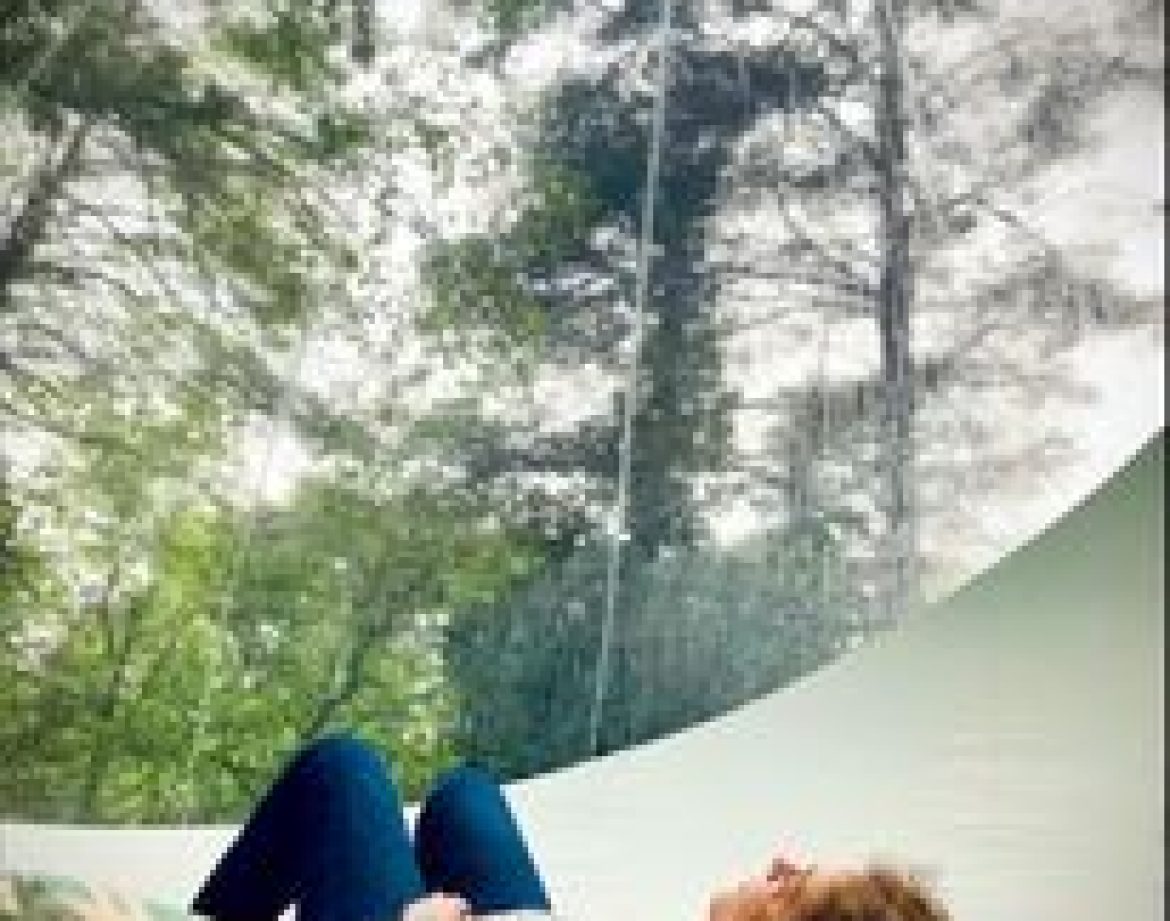 Hébergement insolite en bulle transparente, vue sur la forêt verdoyante.