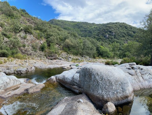 la riviere juste en contrebas