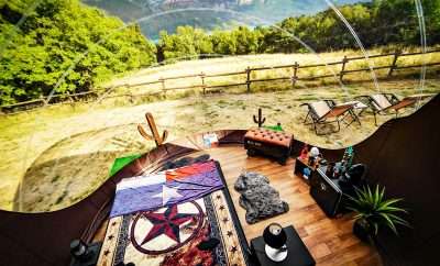 Bulle Texas – Glamping de luxe – Lac Aiguebelette