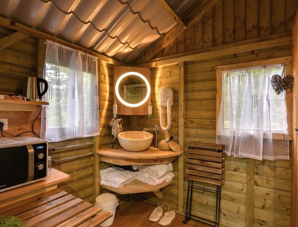 cocoon plume salle de bain - bois de rosoy