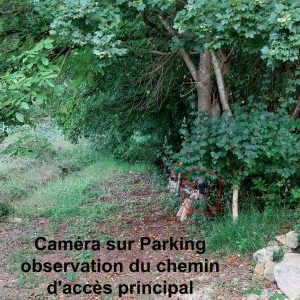 Hébergement insolite en Aquitaine, entouré darbres verdoyants et paisibles.