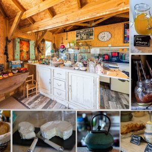 Hébergement insolite en Languedoc-Roussillon, cuisine chaleureuse avec produits locaux.