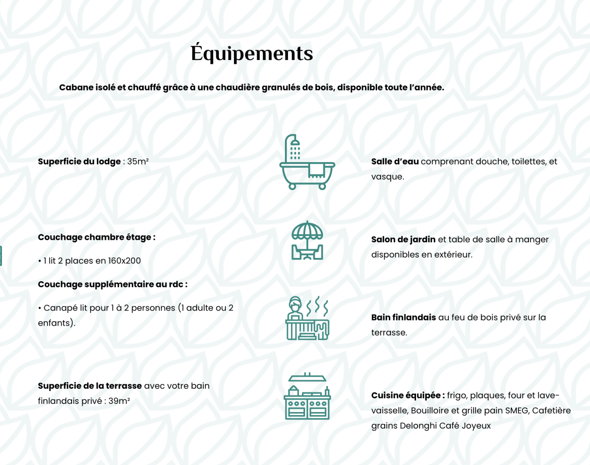 Cabane en bois en Bretagne, avec terrasse et bain finlandais pour un séjour unique.