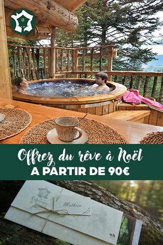 Offrez un séjour insolite avec les chèques cadeaux Cabanes de France