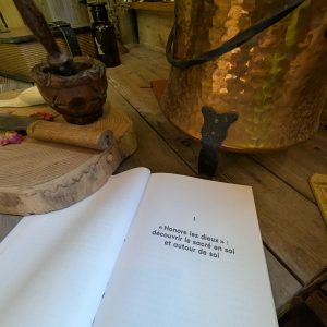 Un hébergement insolite avec une ambiance chaleureuse, mêlant bois et cuivre.