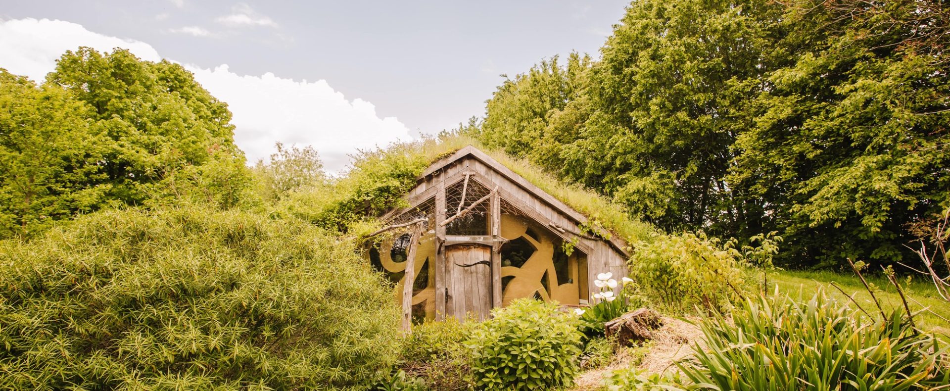 Cabane de Hobbit à l'Ecolodge La Belle Verte