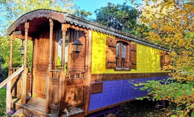 Roulottes Diabolo, Nain Jaune et Bilboquet – Family Ecolodge