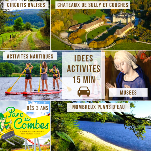 Château de Sully, hébergement majestueux entouré de paysages verdoyants.