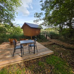 Terrasse cabane perdue
