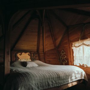 Baron Perché haute lit double