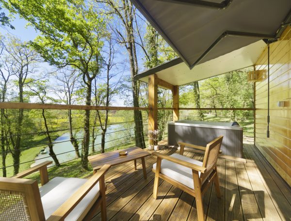 Cabane du frene - Vue Terrase