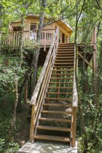 Escalier cabane perchée