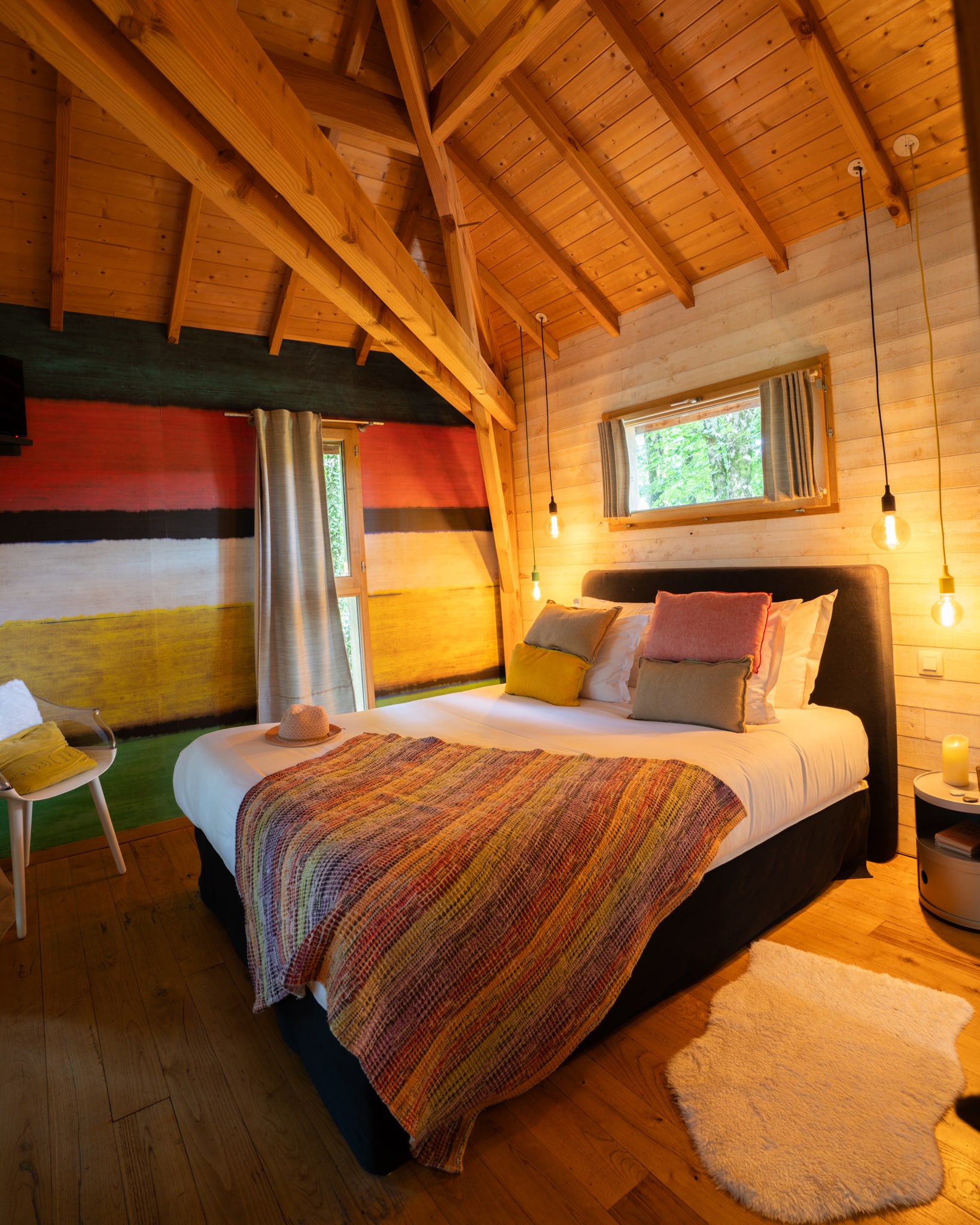 Cyprès si haut – Cabane et Spa à Saint-Mexant