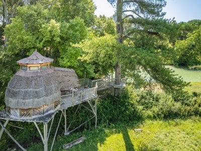 Cabane SPA du bout du pré avec jacuzzi privatif en option – vue 3
