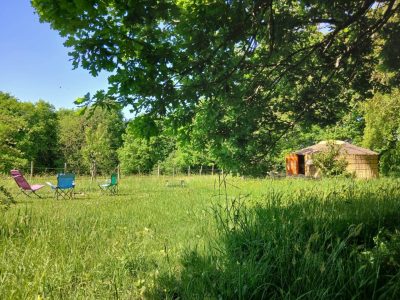 Yourte chambre d’hôte des Tramois – vue 2