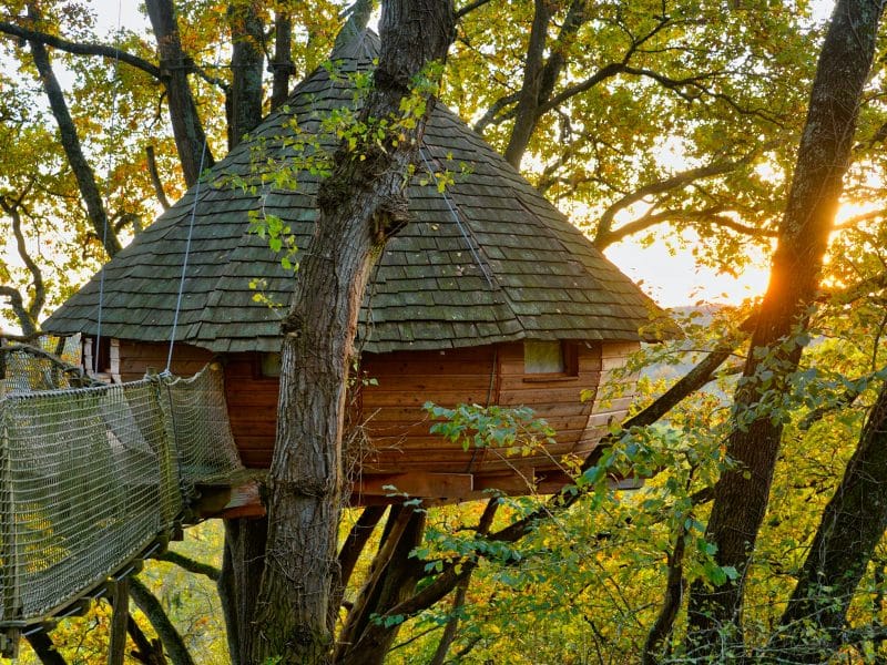 Cabane perchée spa Sur Mon Arbre Perché – vue principale