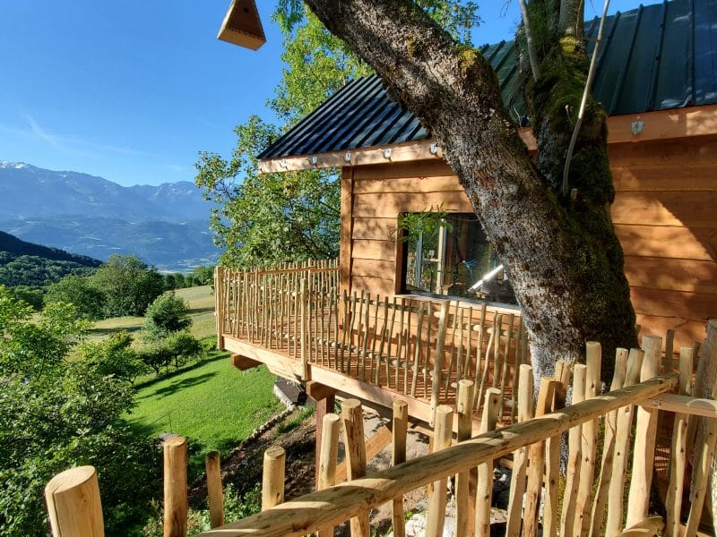 Havre de Paix – Cabane perchée en Chartreuse – vue principale