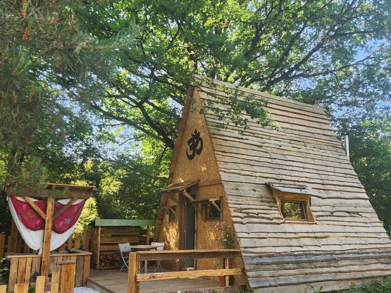 cabane arrivée
