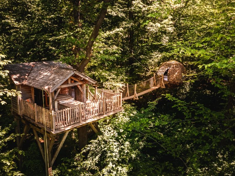 Cabane Lov’Nid Spa Comète – vue principale